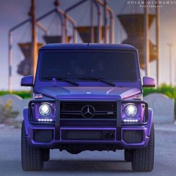Мерседес пурпурного цвета))))
Модель g 500)))